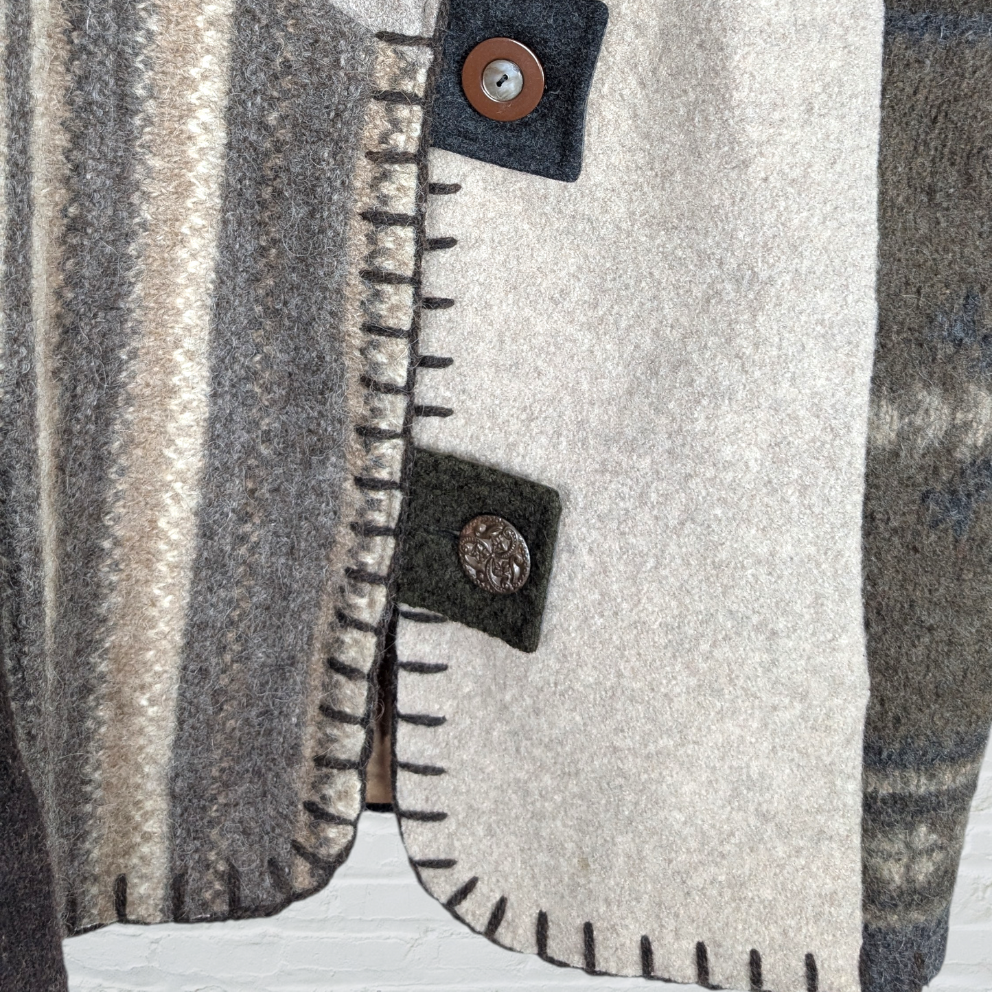 Baabaazuzu Patchwork Coat