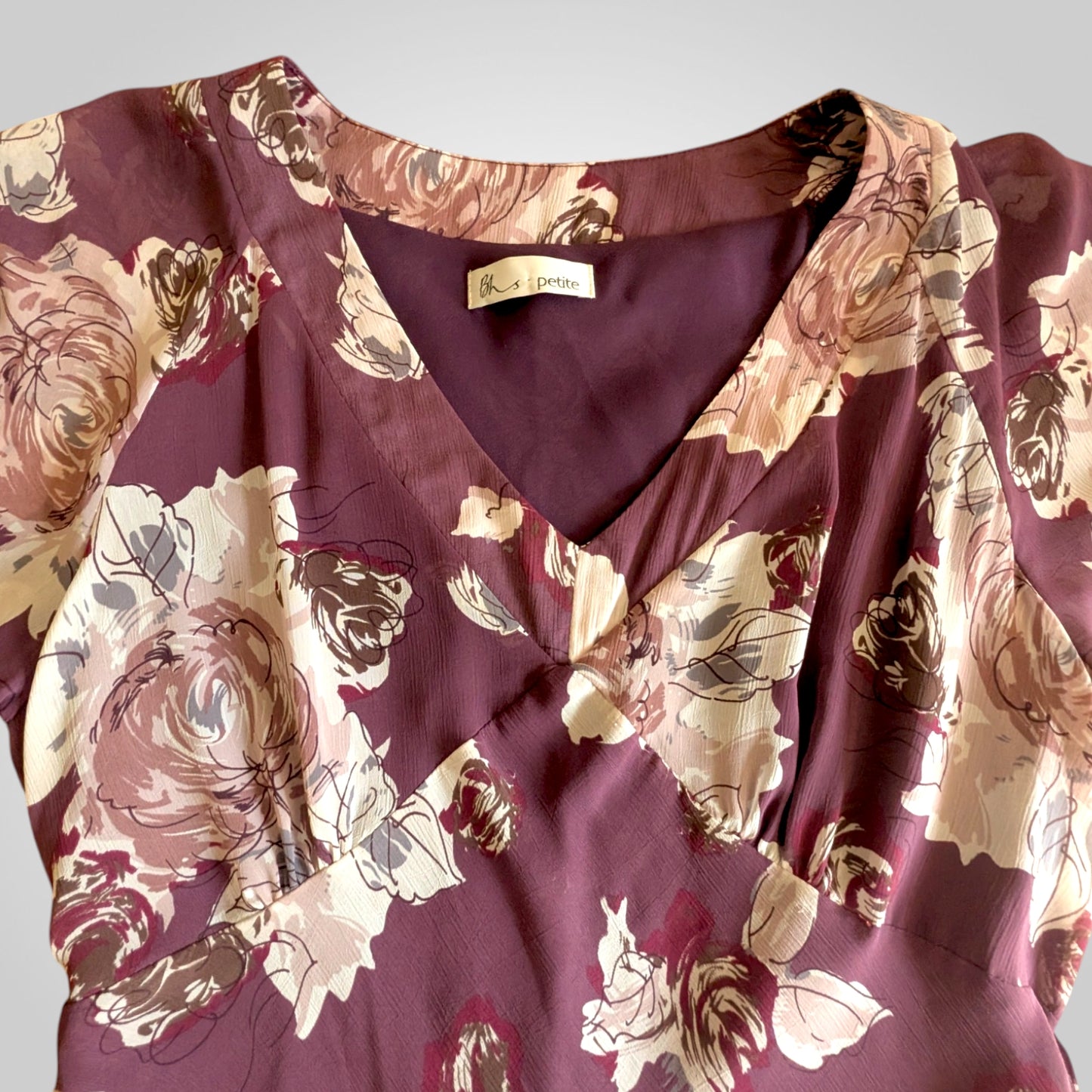90s Floral Tea Dress