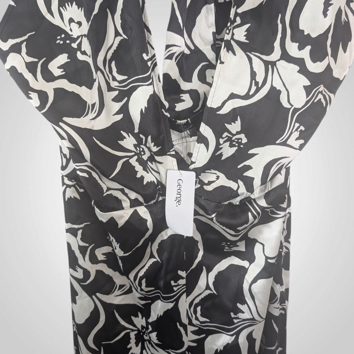 Black & White Halterneck Jumpsuit