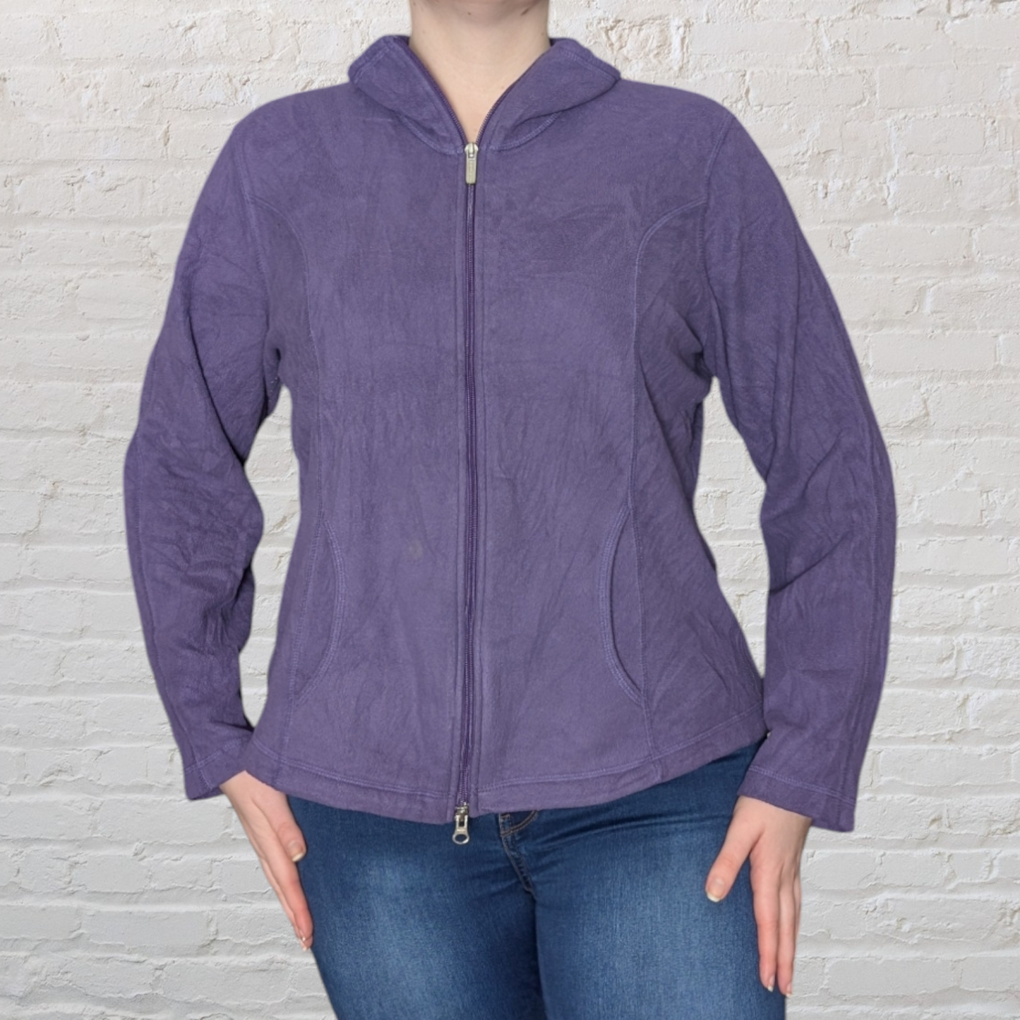 Lands End Purple Fleece