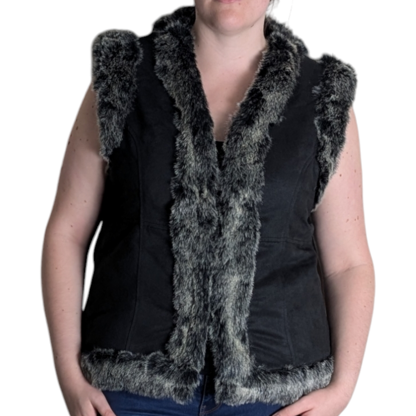 00's Faux Fur Gilet