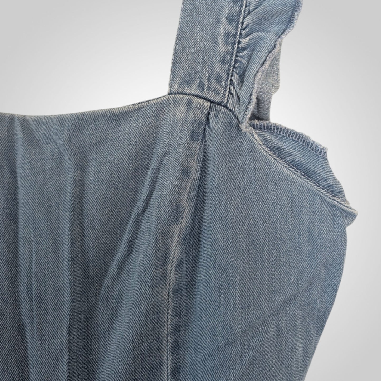 Light Wash Denim Jumpsuit