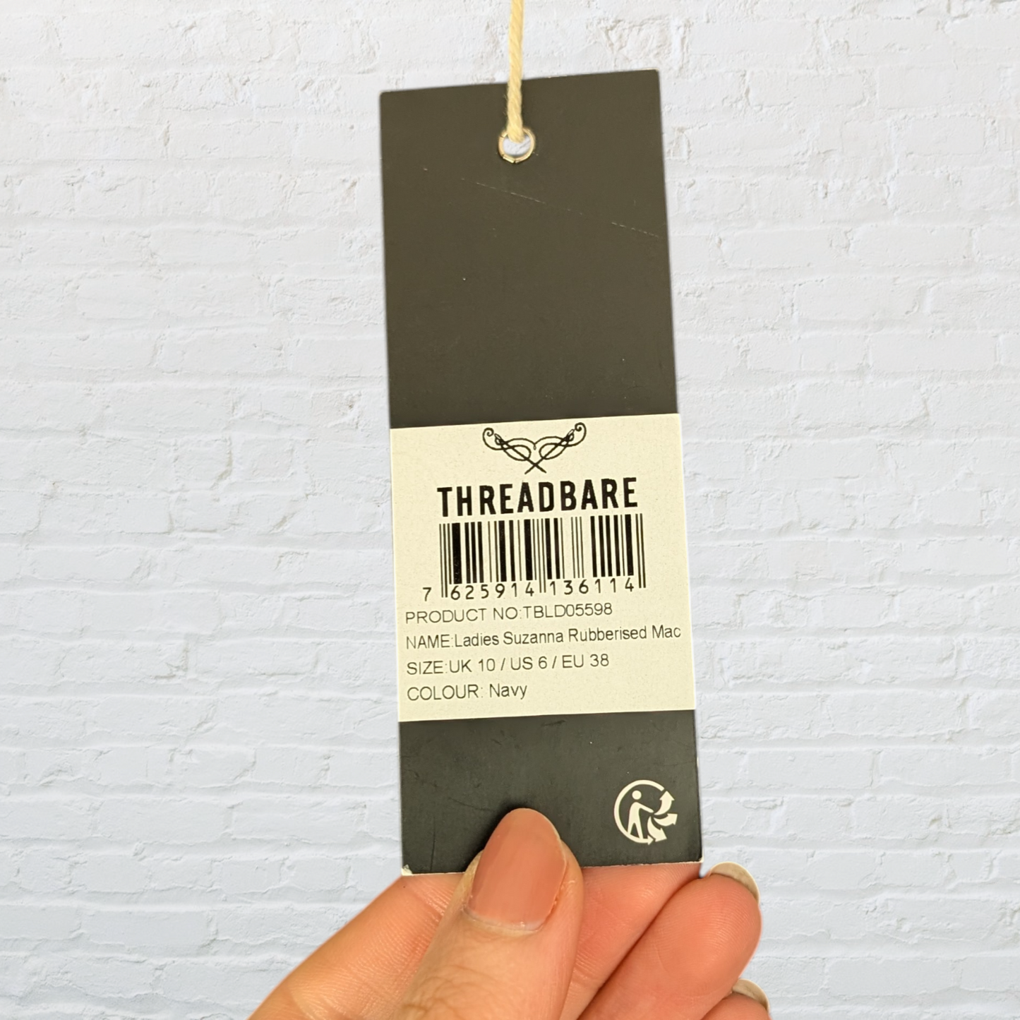 Threadbare "Suzanna" Rubberised Ladies Mac