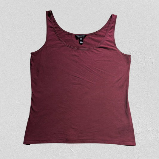 Burgundy Vest Top