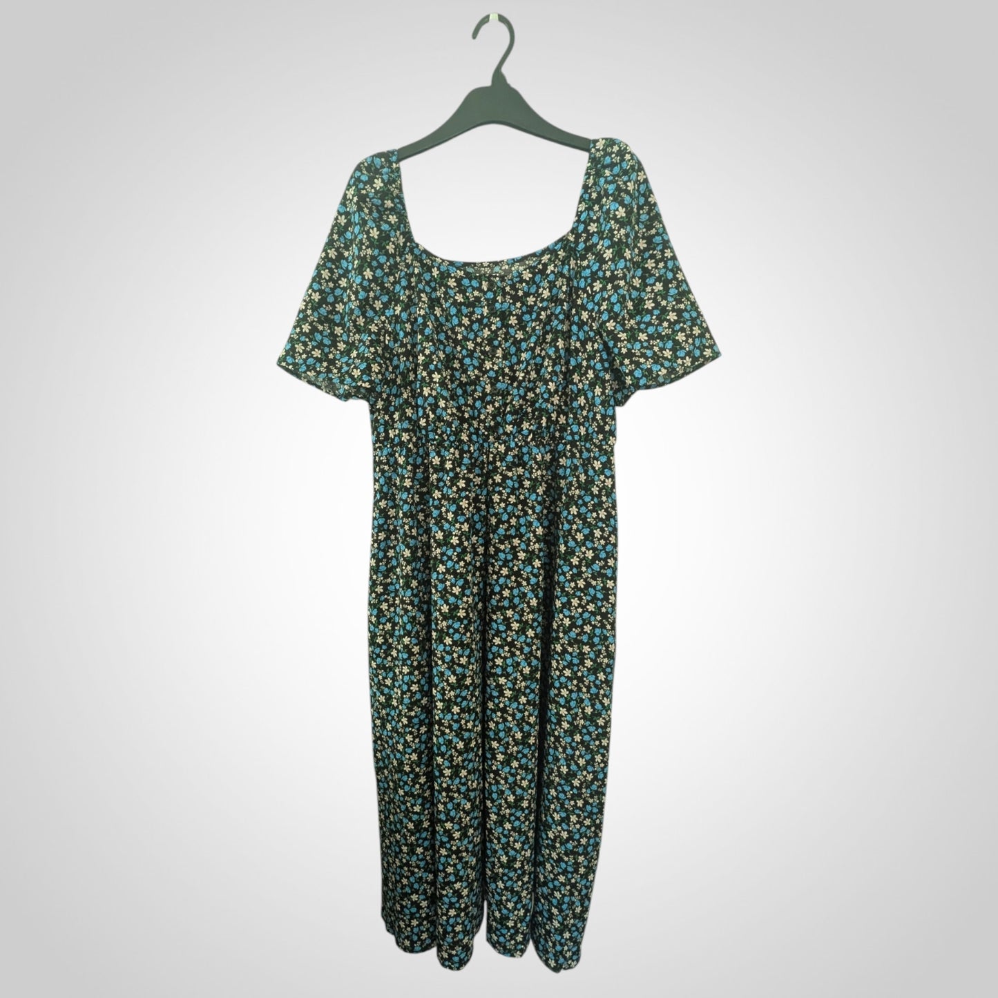 Curve Floral Maxi Dress