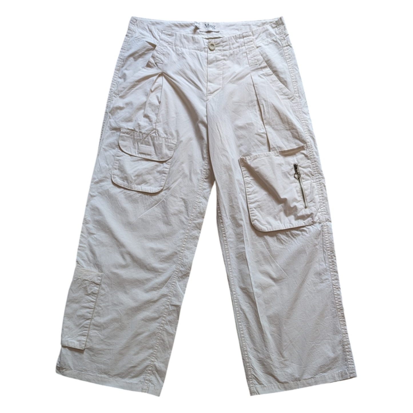 00's Cream Cargo Pants