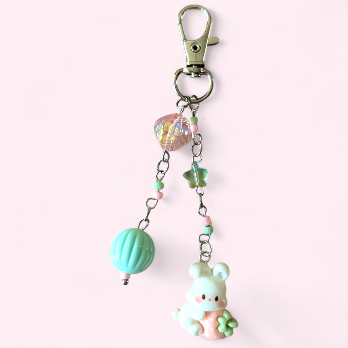 Strawb Matcha Babies Bag Charm