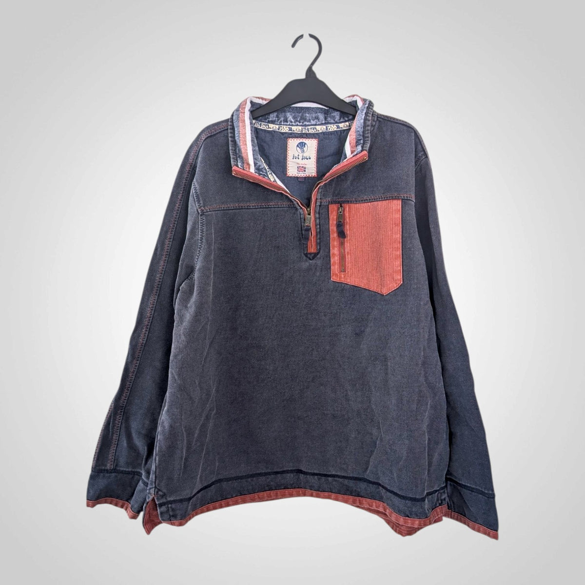 Vintage FatFace Airlie 1/4 Zip Sweatshirt