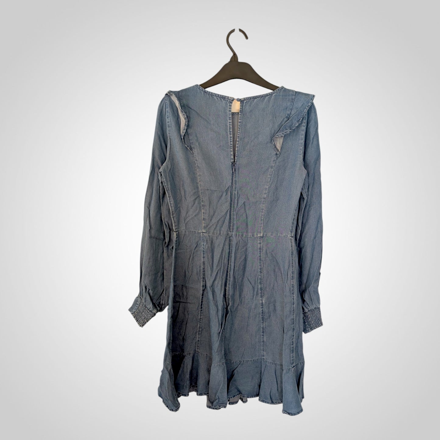 Oasis Soft Blue Denim Mini Dress