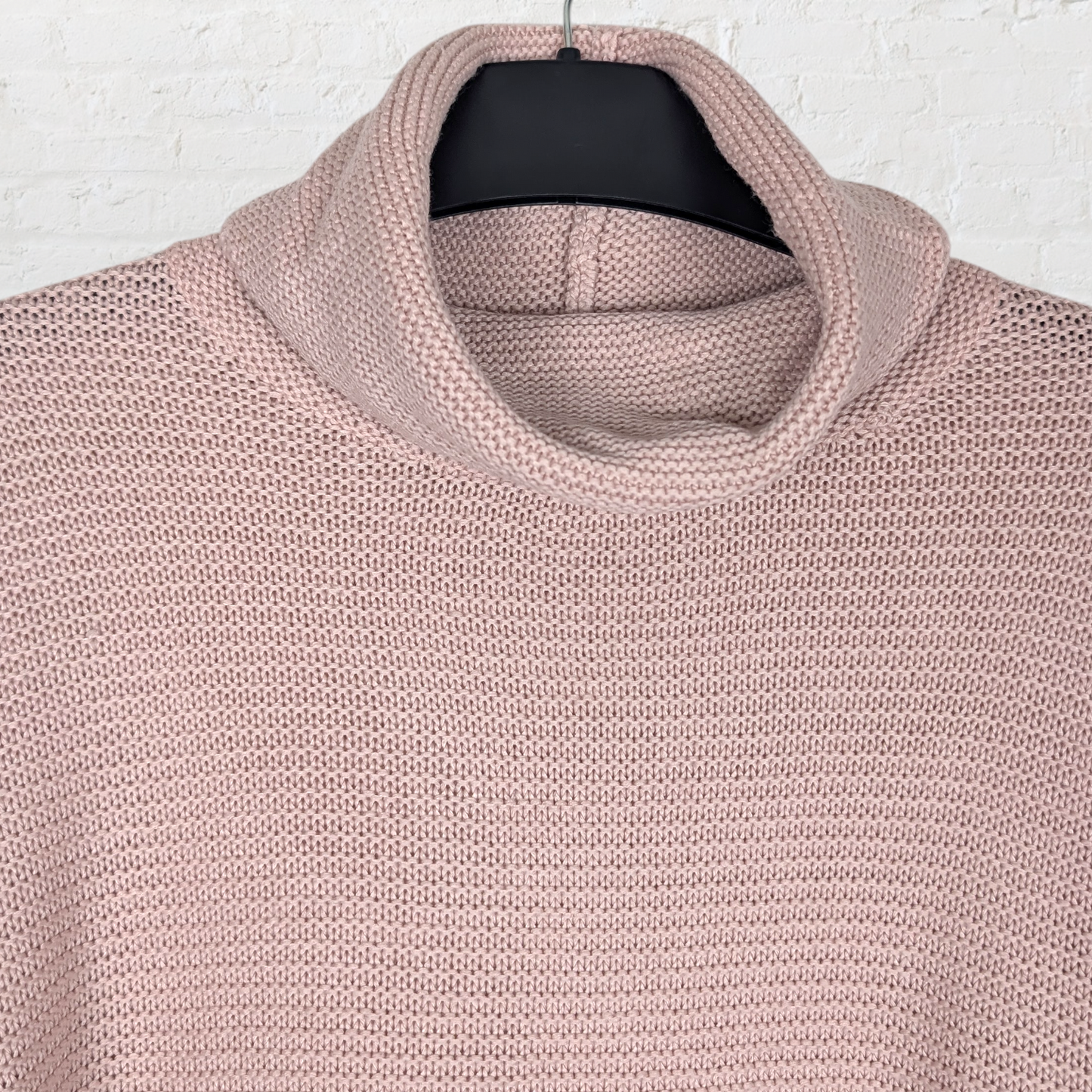 H&M Pink Oversized Turtleneck Jumper