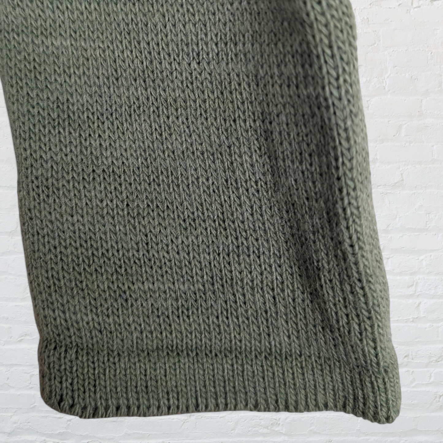 Khaki Green Ruched Jumper Dress