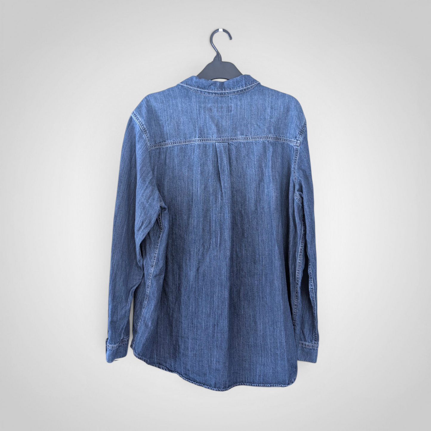 Next Blue Denim Long Sleeve Shirt