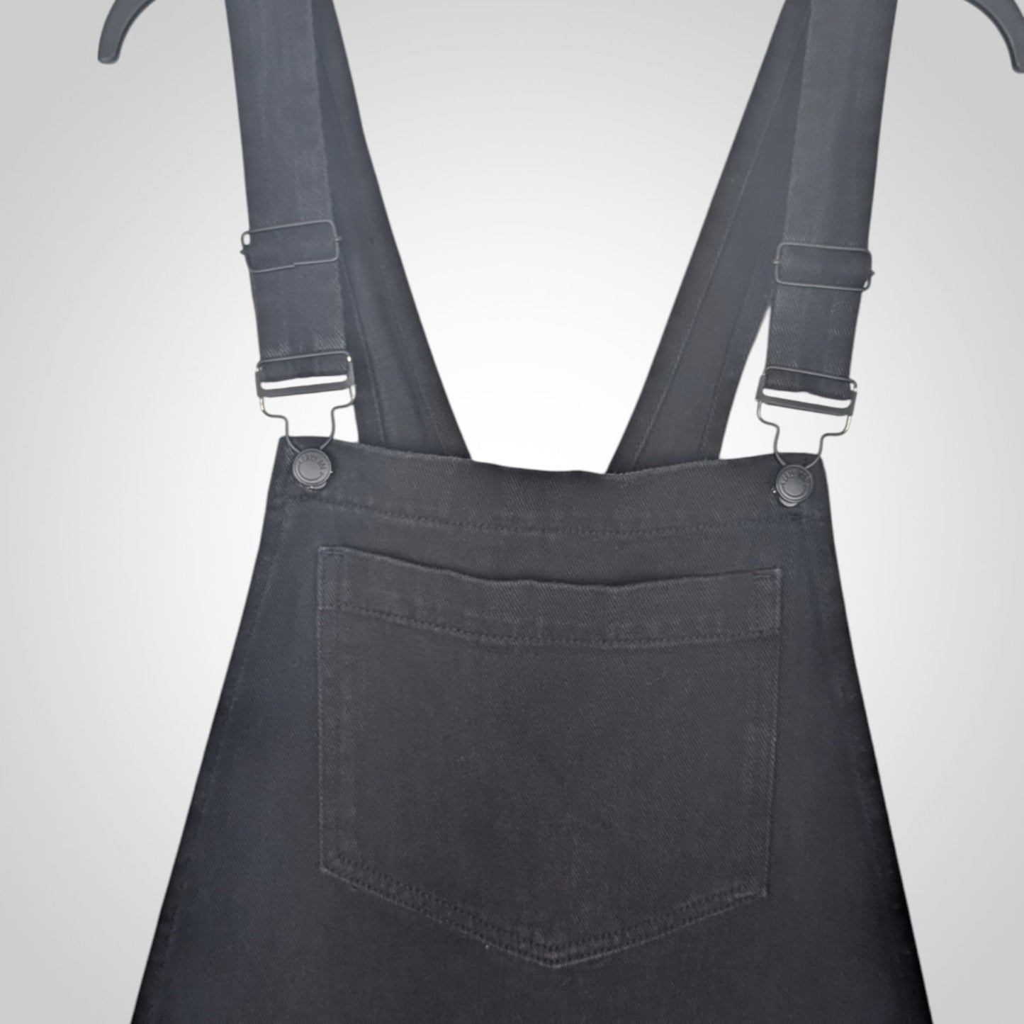 Lazy Oaf Black Denim Overalls