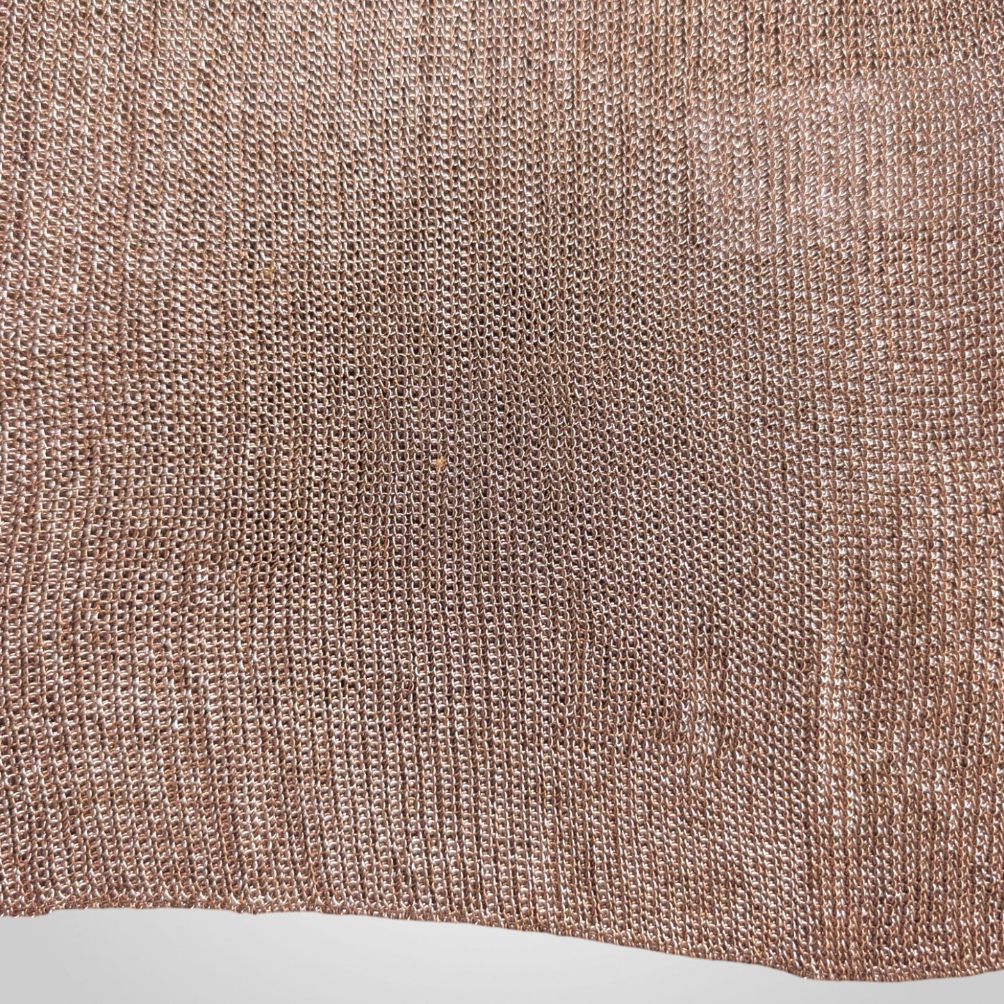 Reiss Bronze Metallic Fine Knit Vest Top