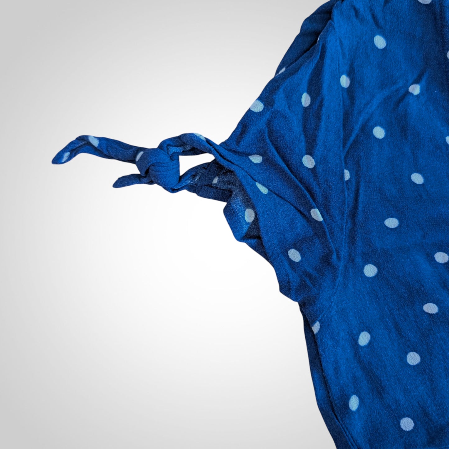 Navy Polka Dot Teadress