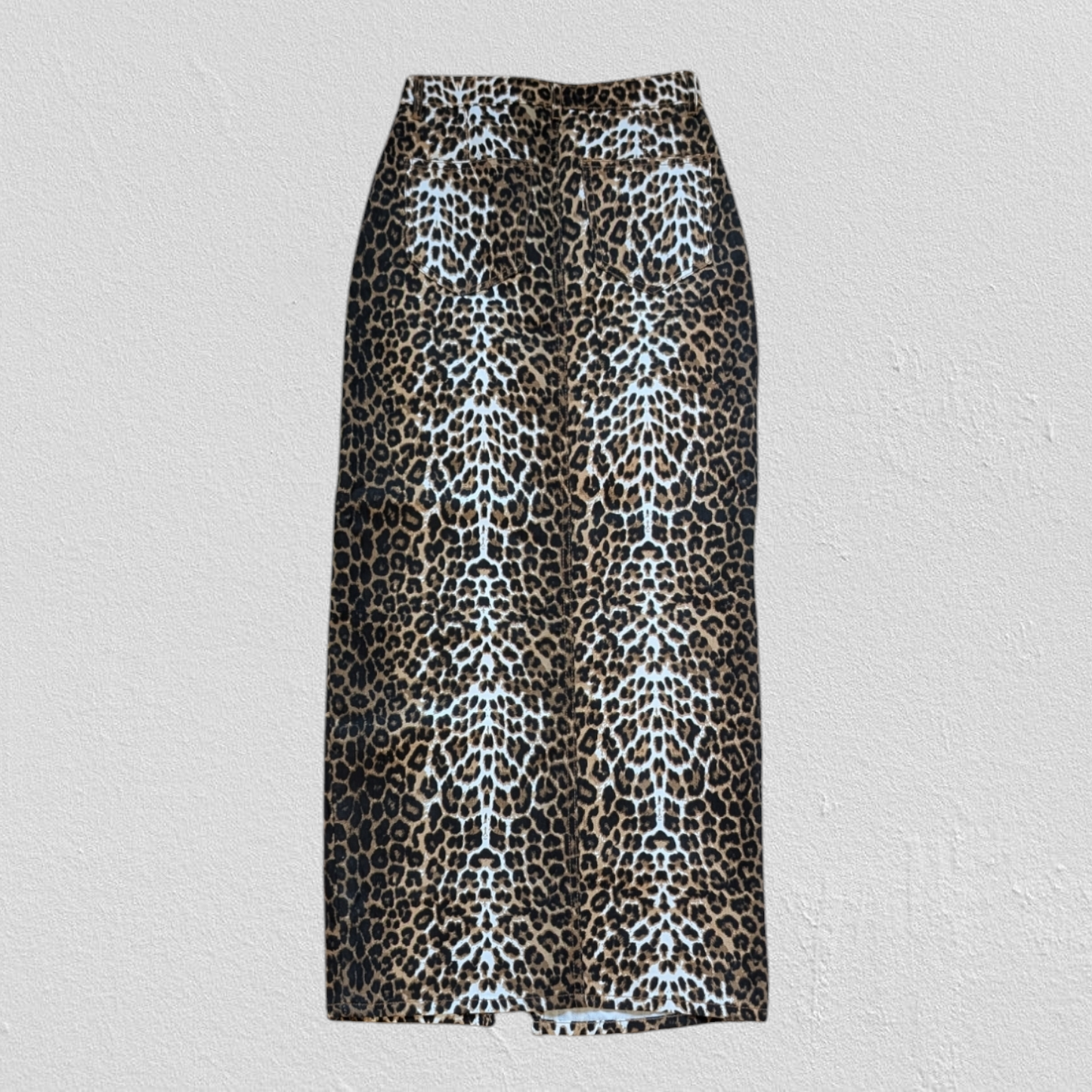 Leopard Print Maxi Skirt