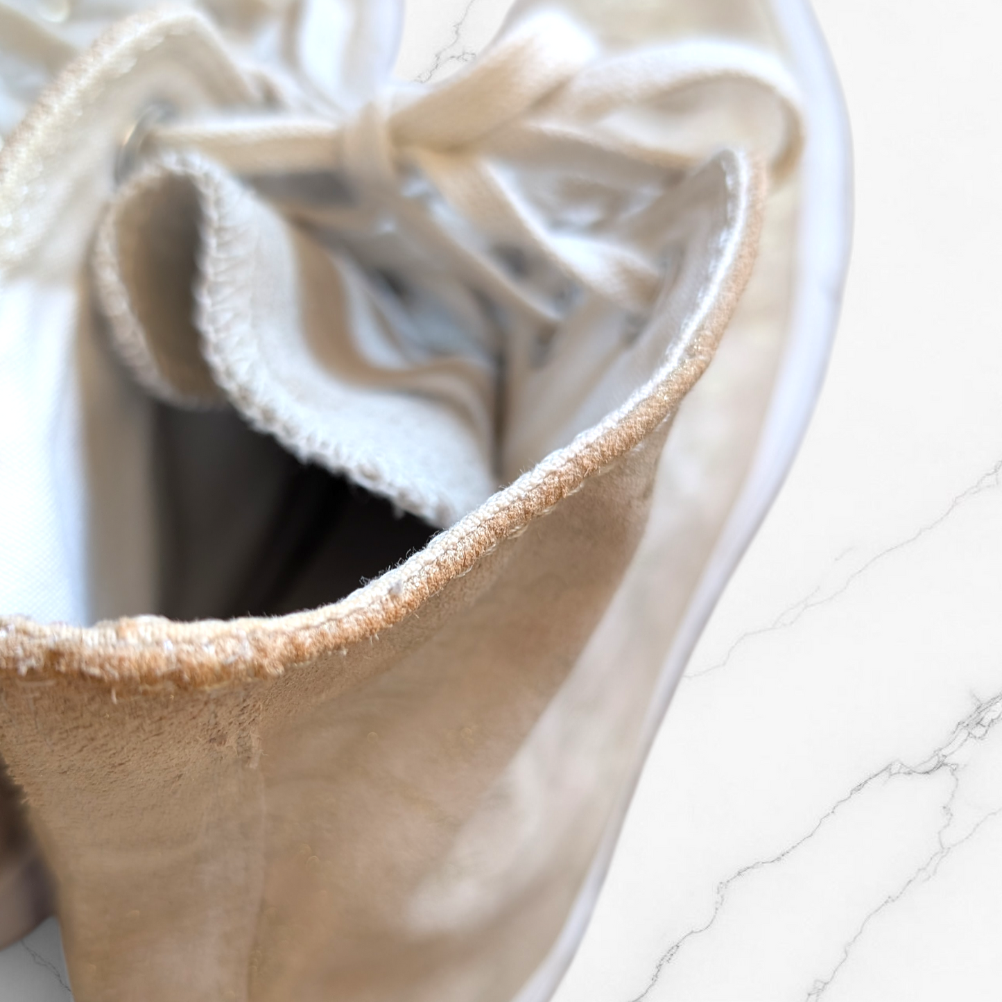 Converse Metallic Gold Brush High Top Trainers - UK 5.5