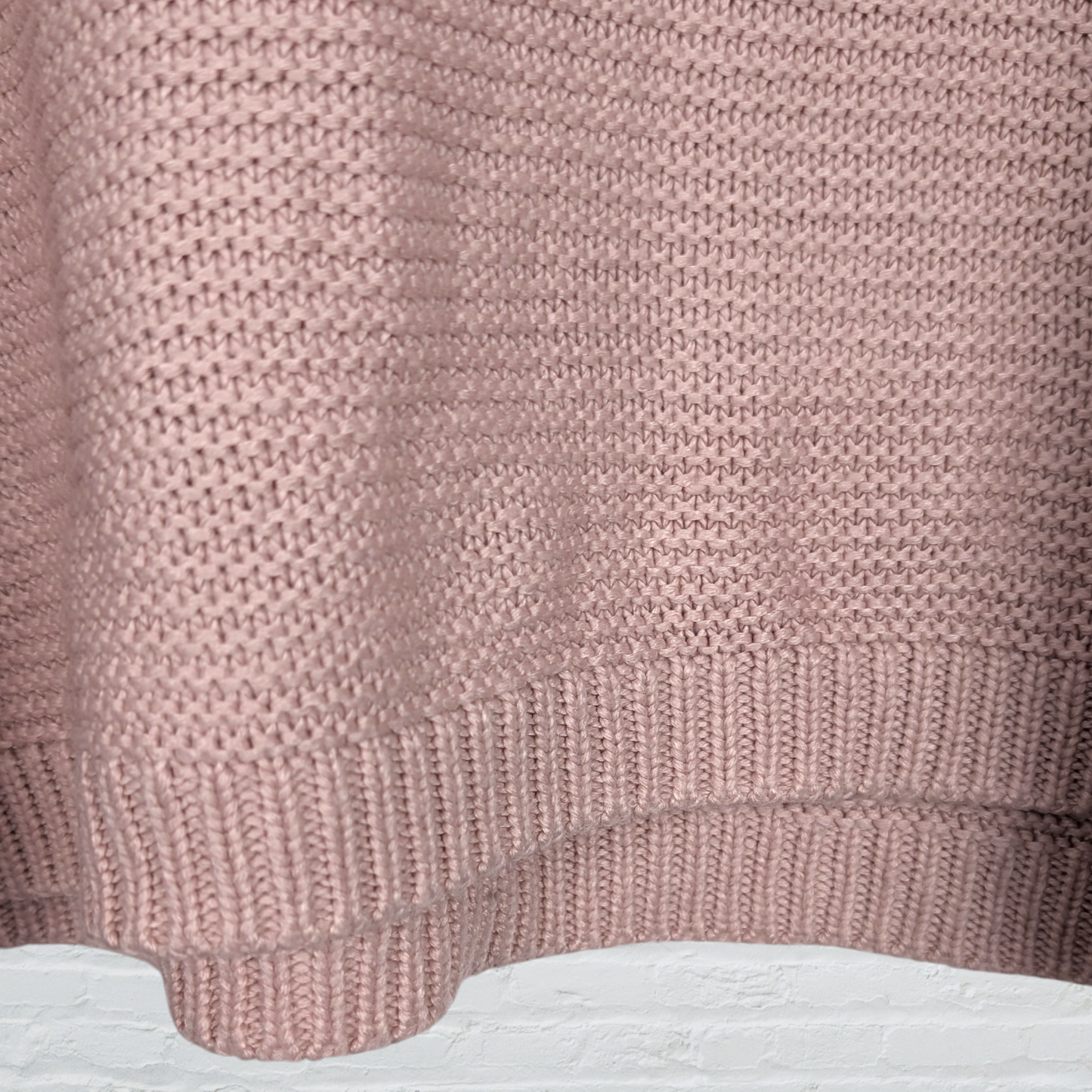 H&M Pink Oversized Turtleneck Jumper