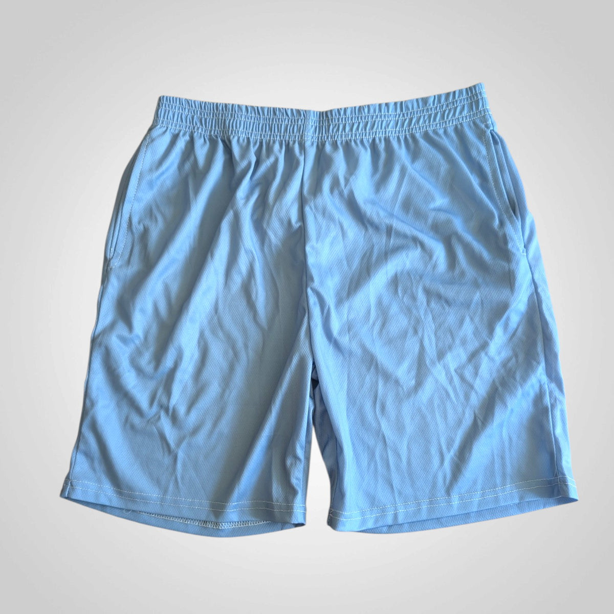 Men's Light Blue Activewear Shorts