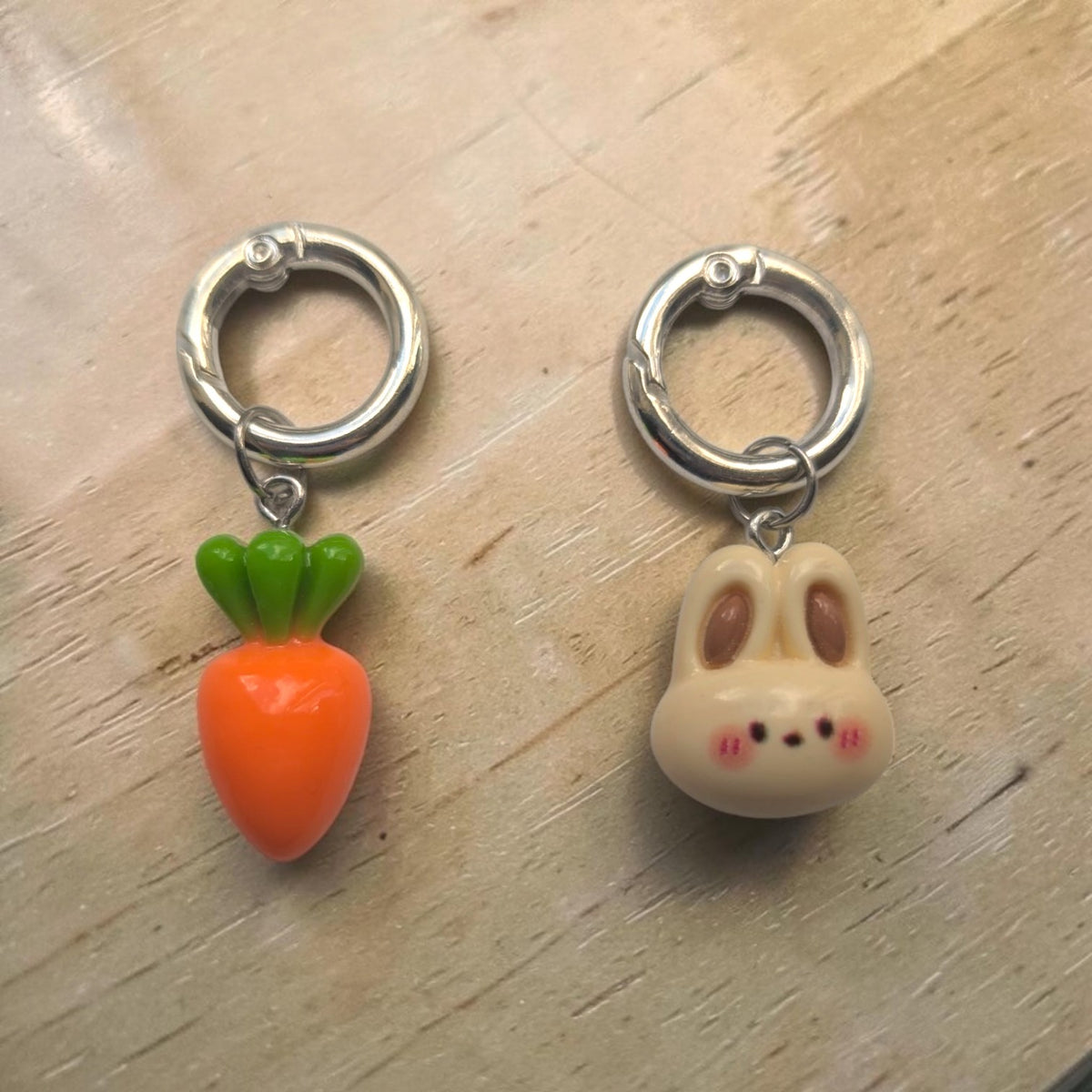 Bunny & Carrot Boot Charms