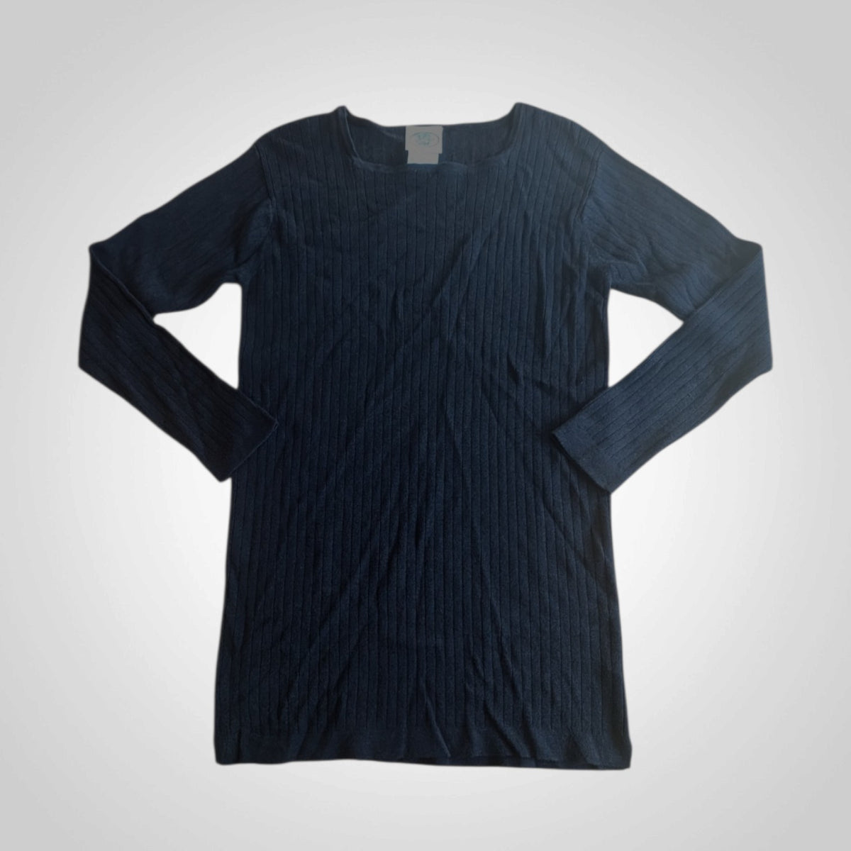 90s Laura Ashley Black Longline Top