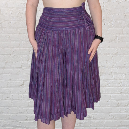 90's Purple Skirt