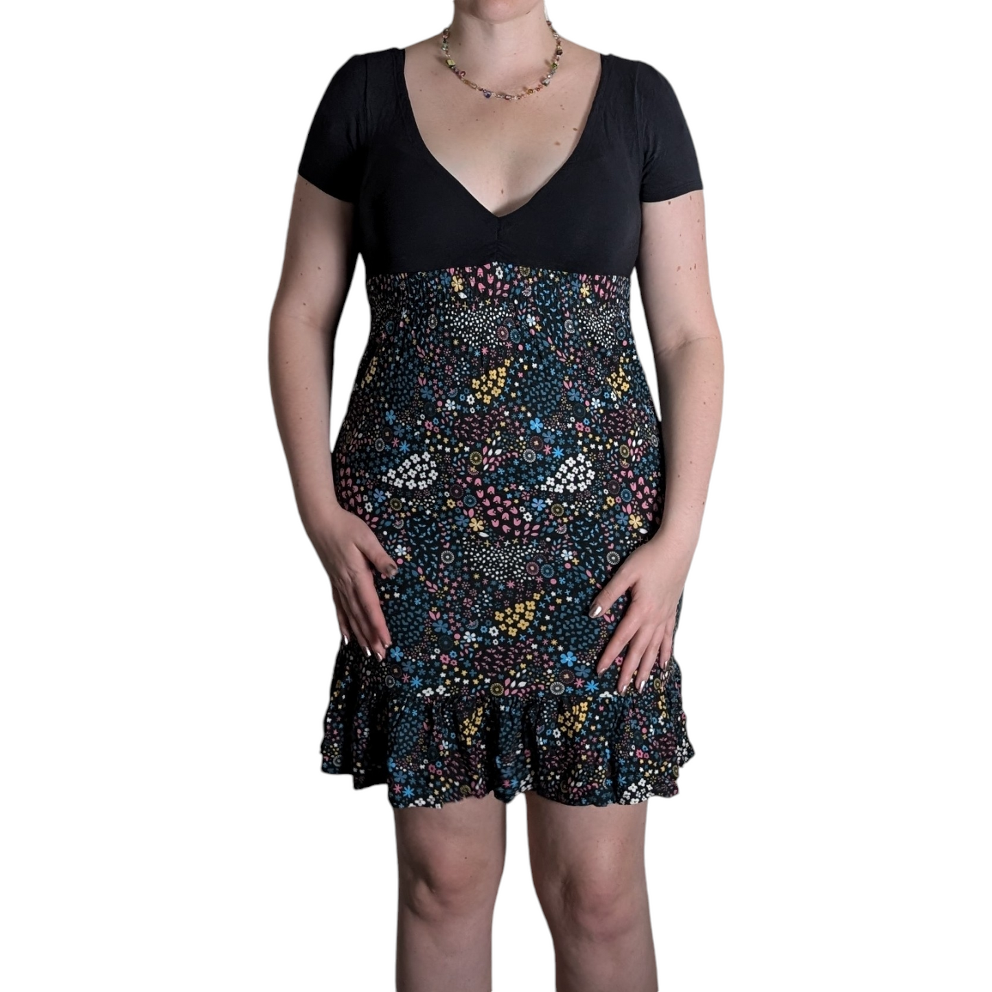 00's Animal Floral Dress