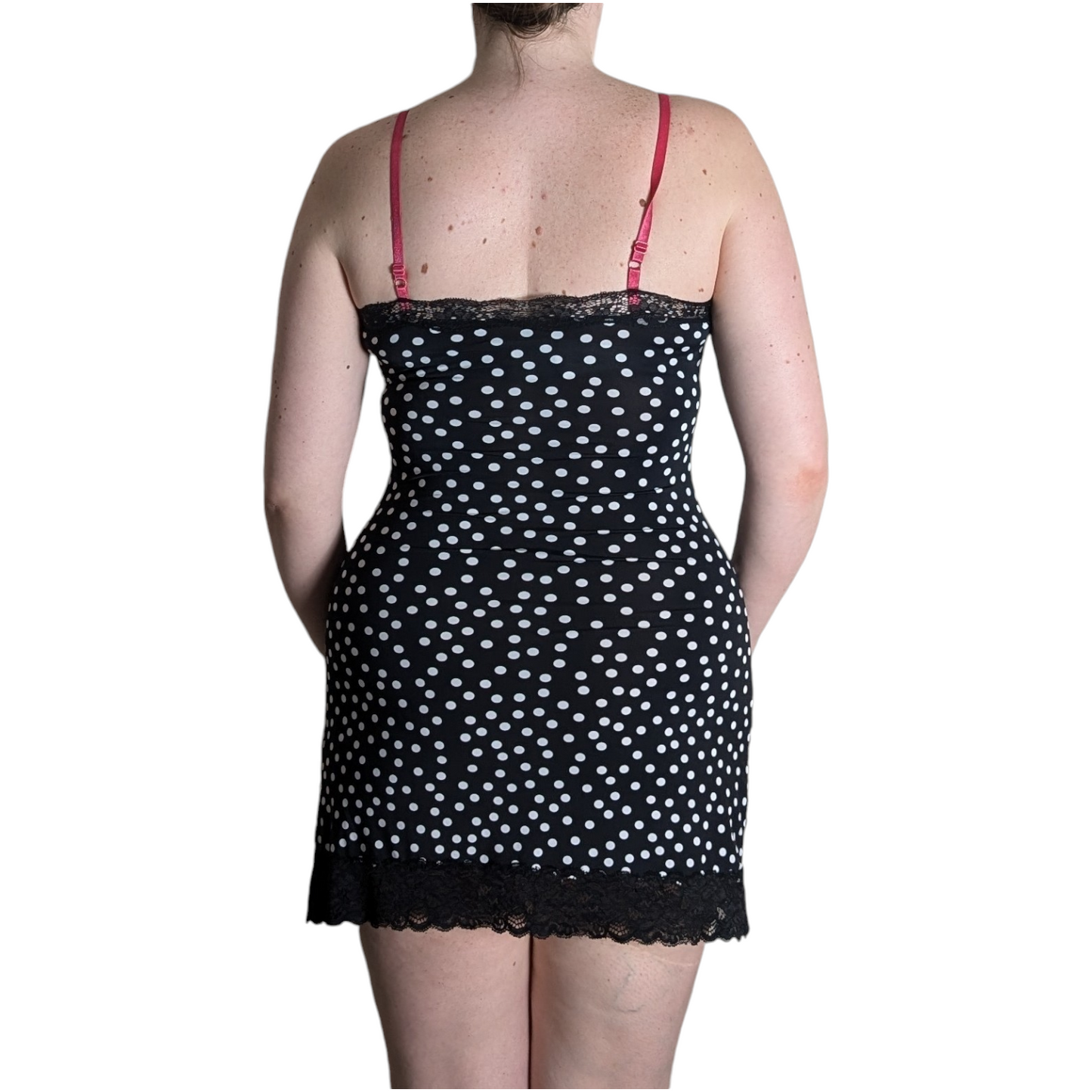 00's Polka Dot Slip Dress