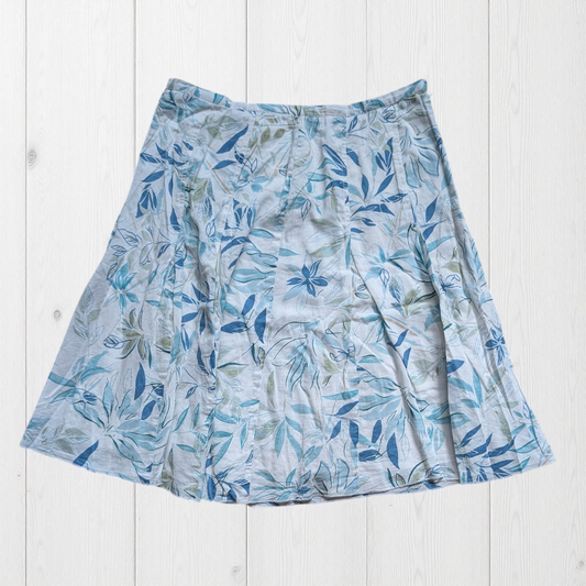00's Floral Midi Skirt