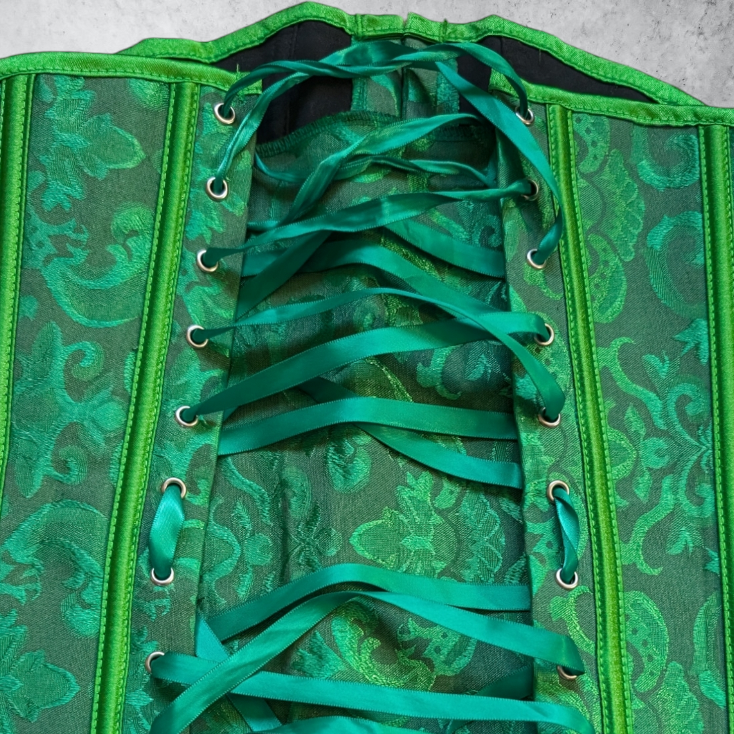 00's Green Corset