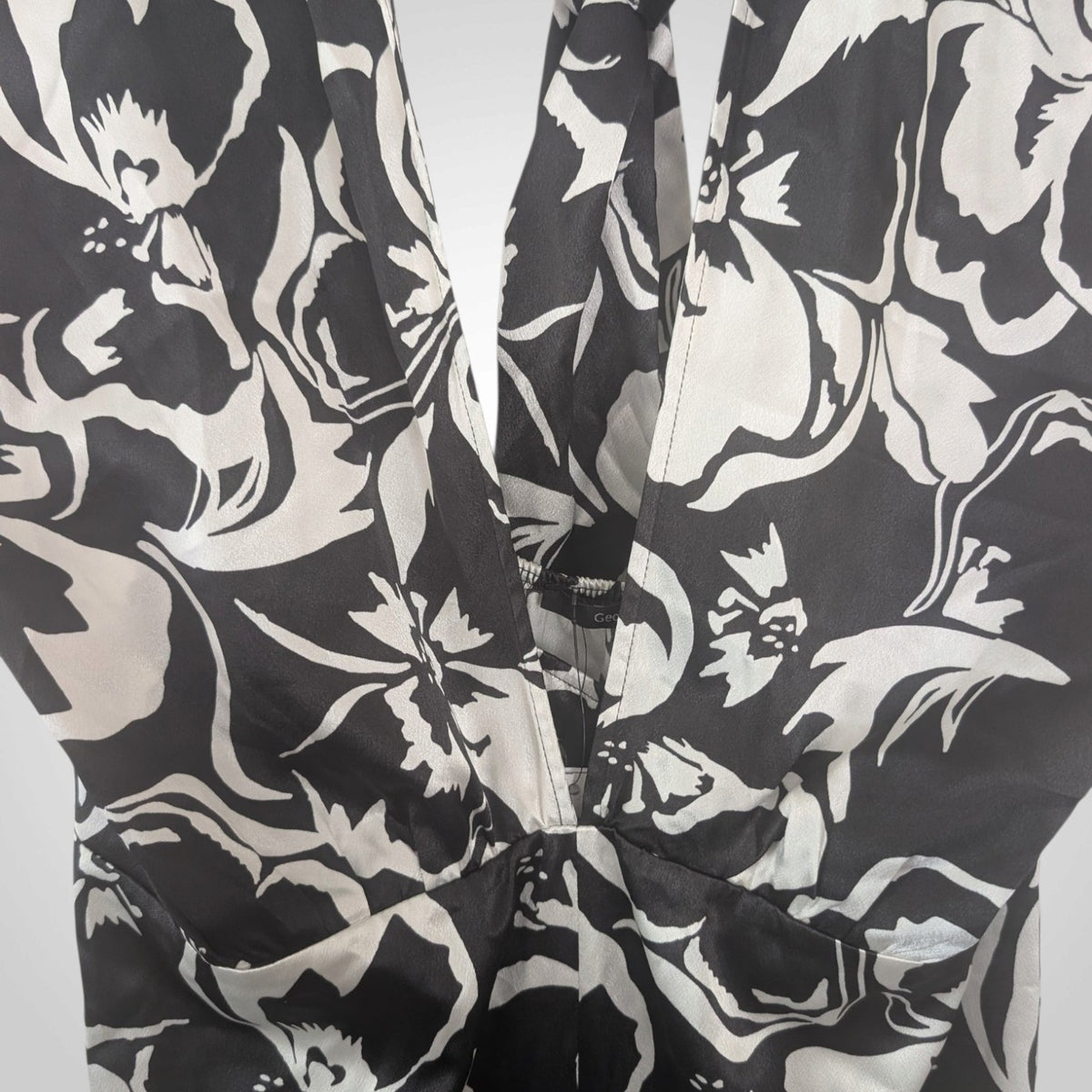 Black & White Halterneck Jumpsuit