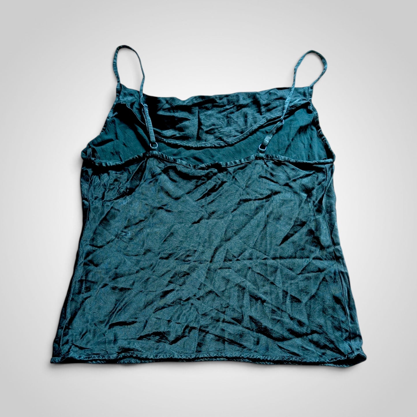 00s Ghost London Teal Green Cowl Neck Cami