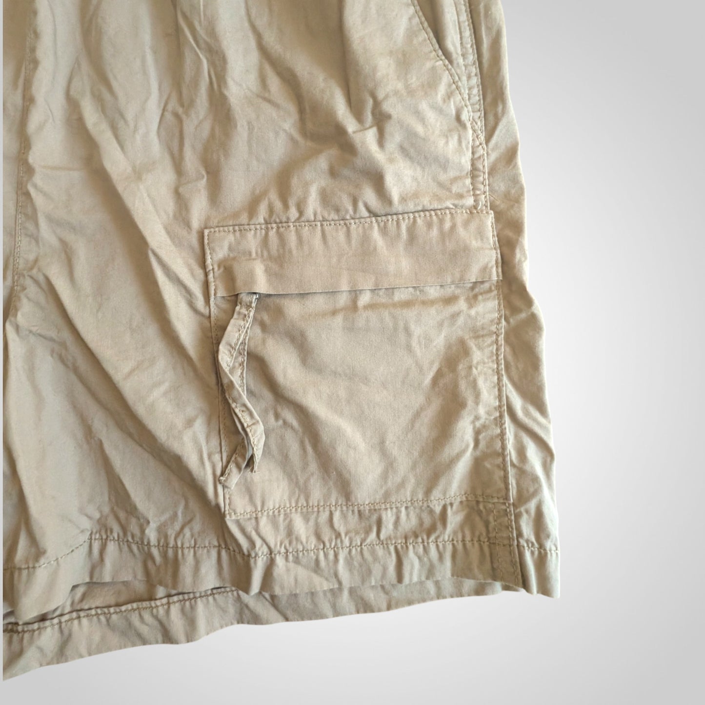 New Look Light Brown Cargo Shorts