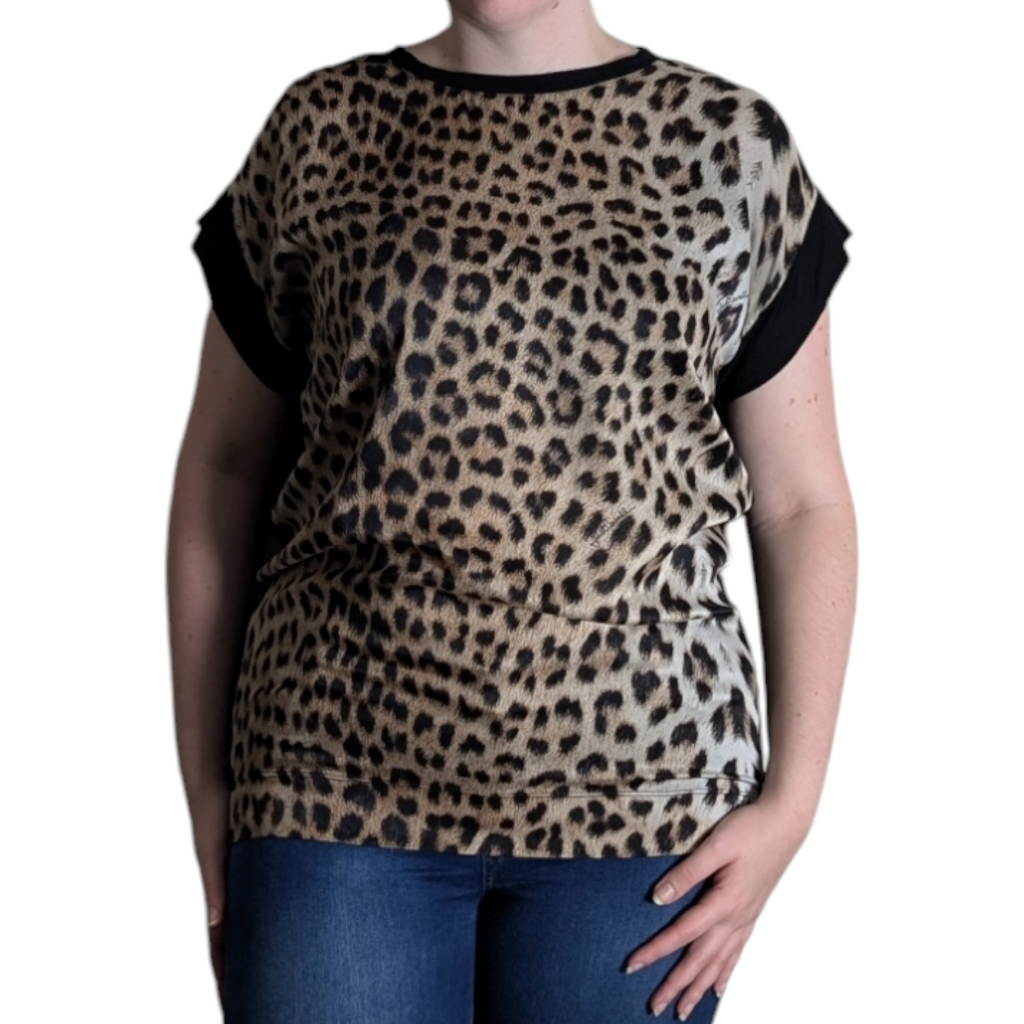 00's Cavalli Leopard Print Top