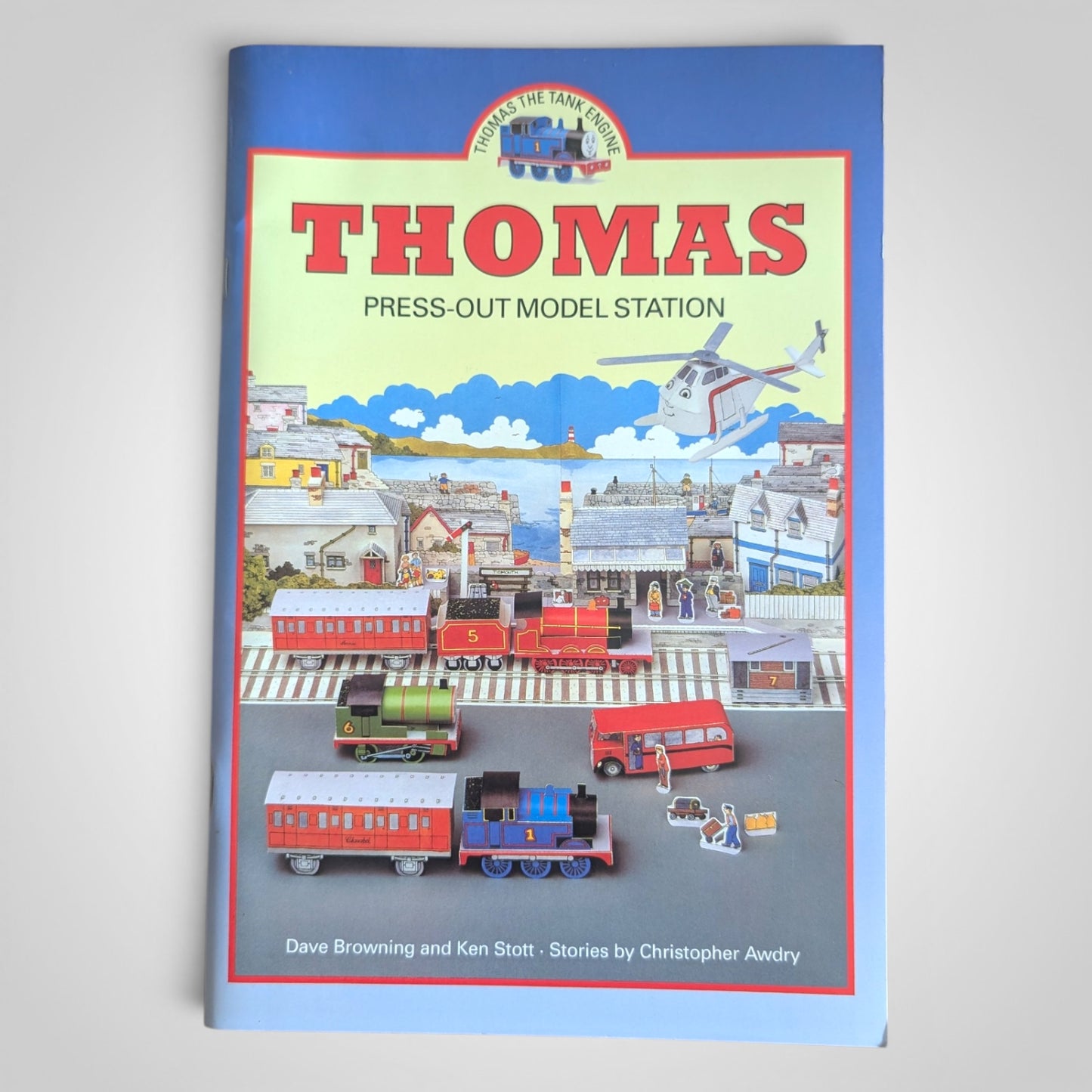 Vintage Thomas the Tank Press Out Model Station Book
