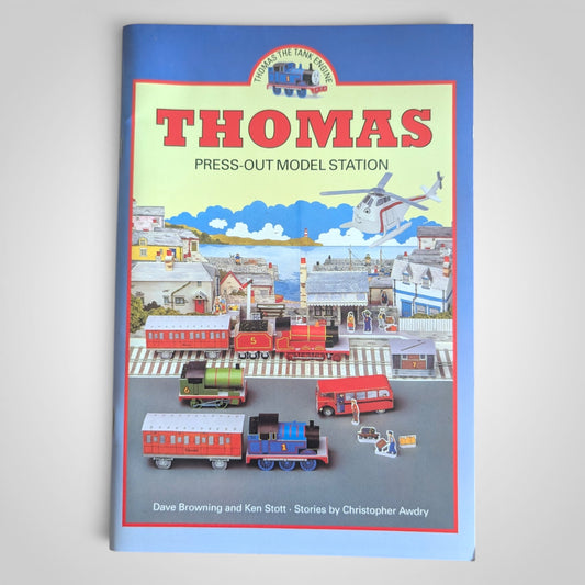 Vintage Thomas the Tank Press Out Model Station Book