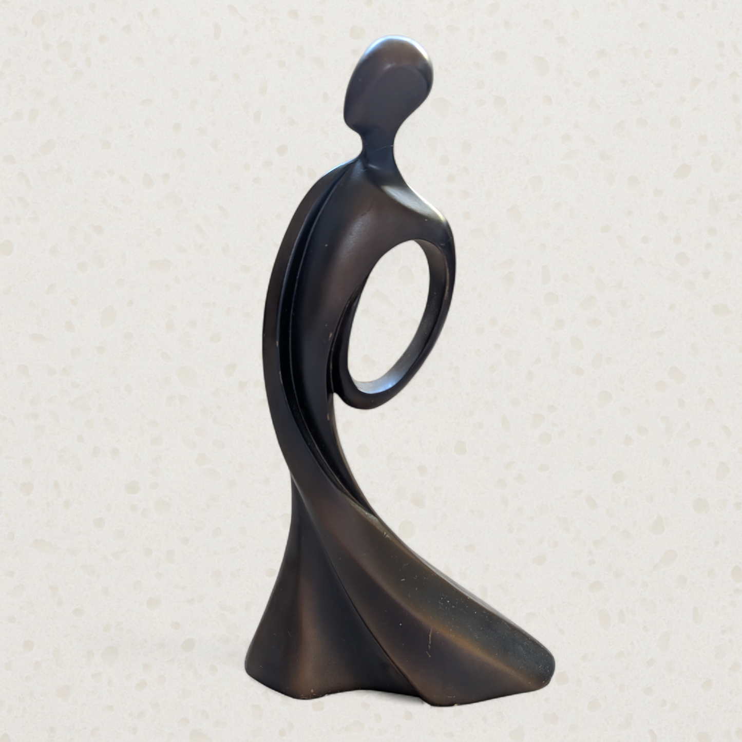 Dark Bronze Lady Figurine