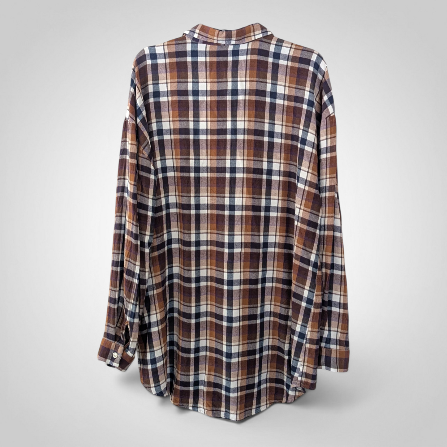 Next Brown Check Shirt