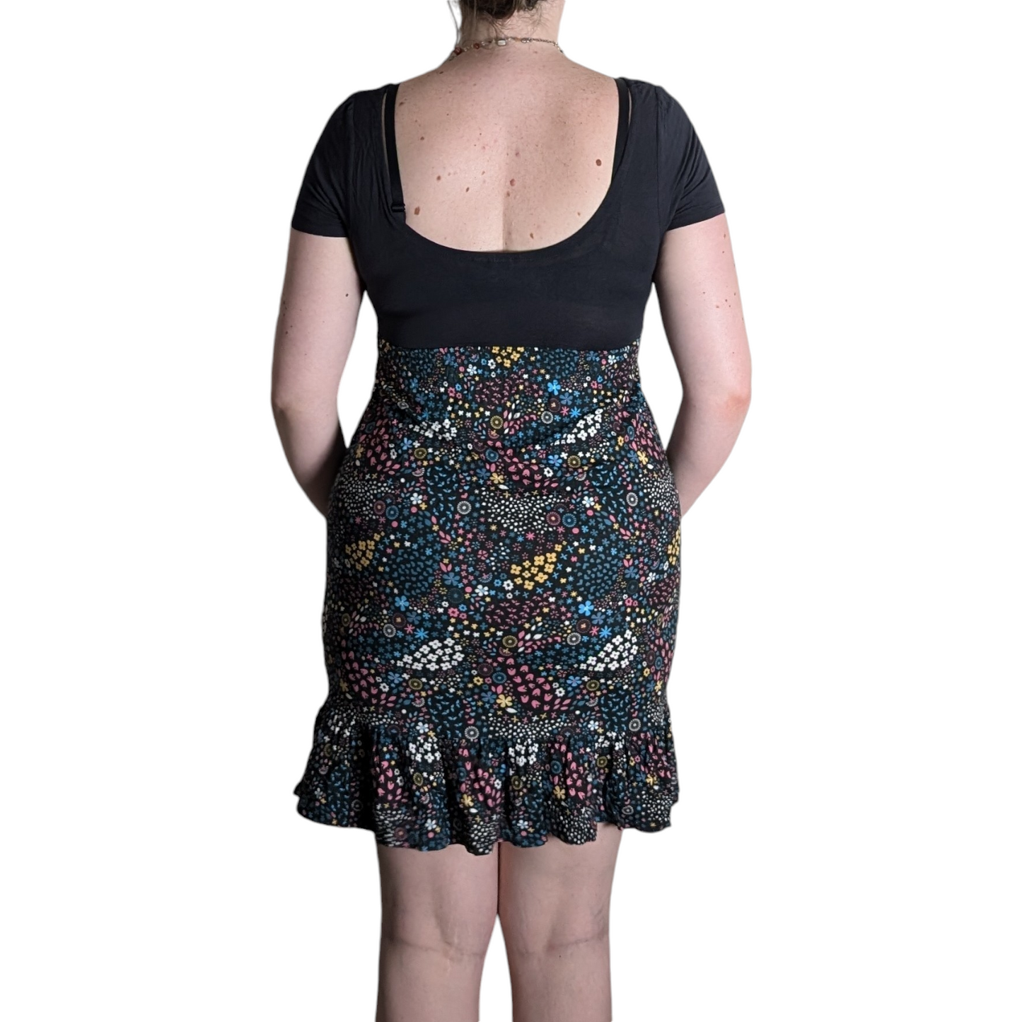 00's Animal Floral Dress