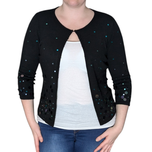 00's Sequin Cardigan