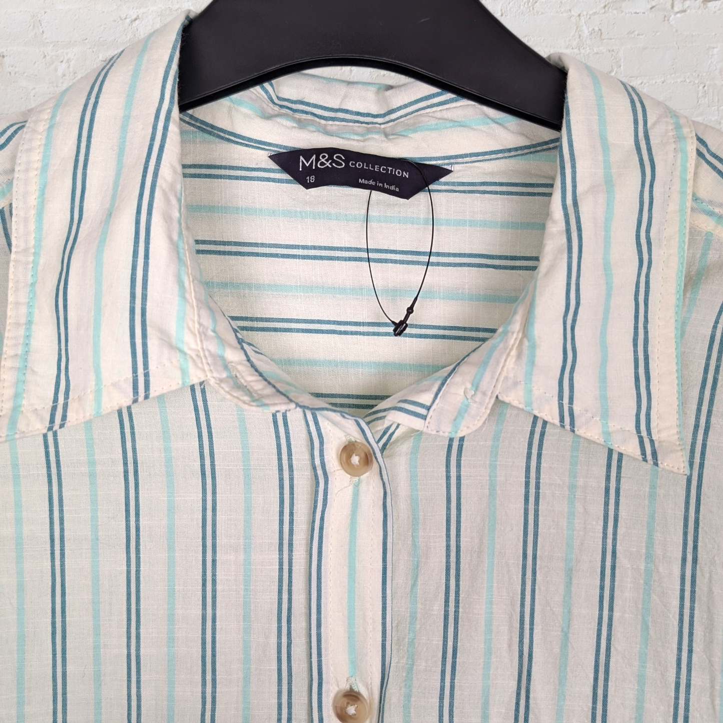 M&S Coastal Cotton Button Down Shirt