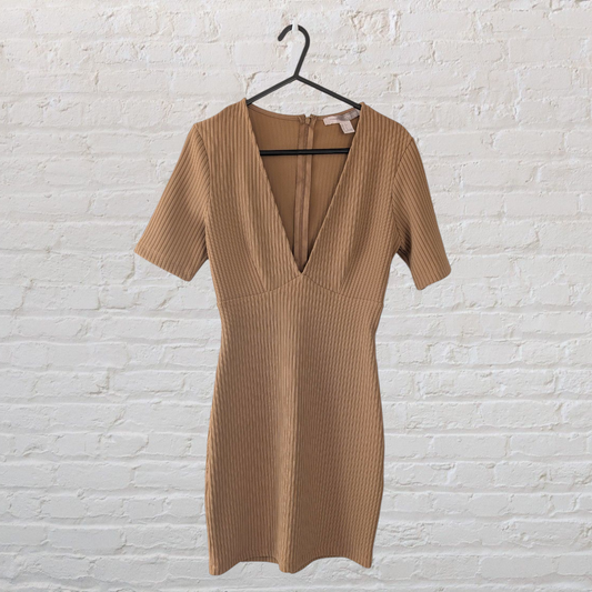 Forever21 Tan Bodycon Dress