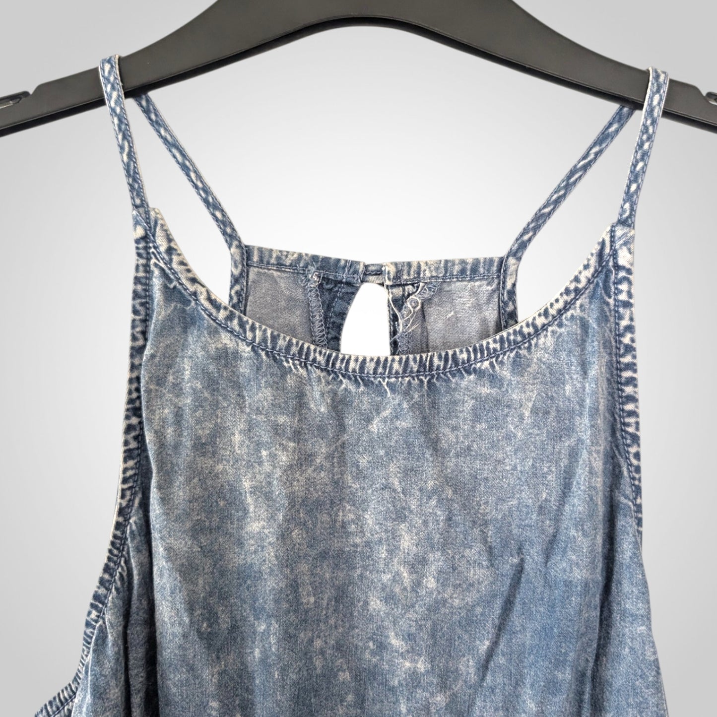 Light Blue Denim Look Sundress