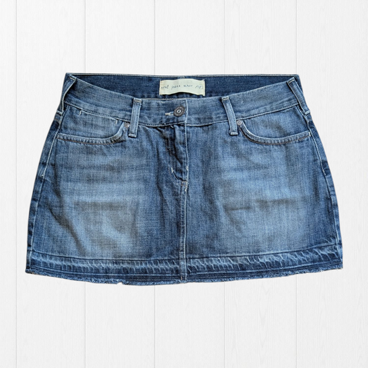 00's Low Rise Denim Mini Skirt