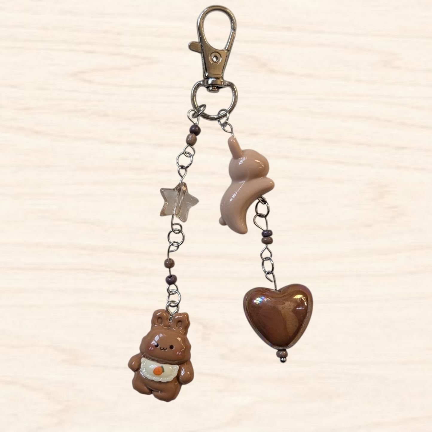 Mocha Babies Bag Charm