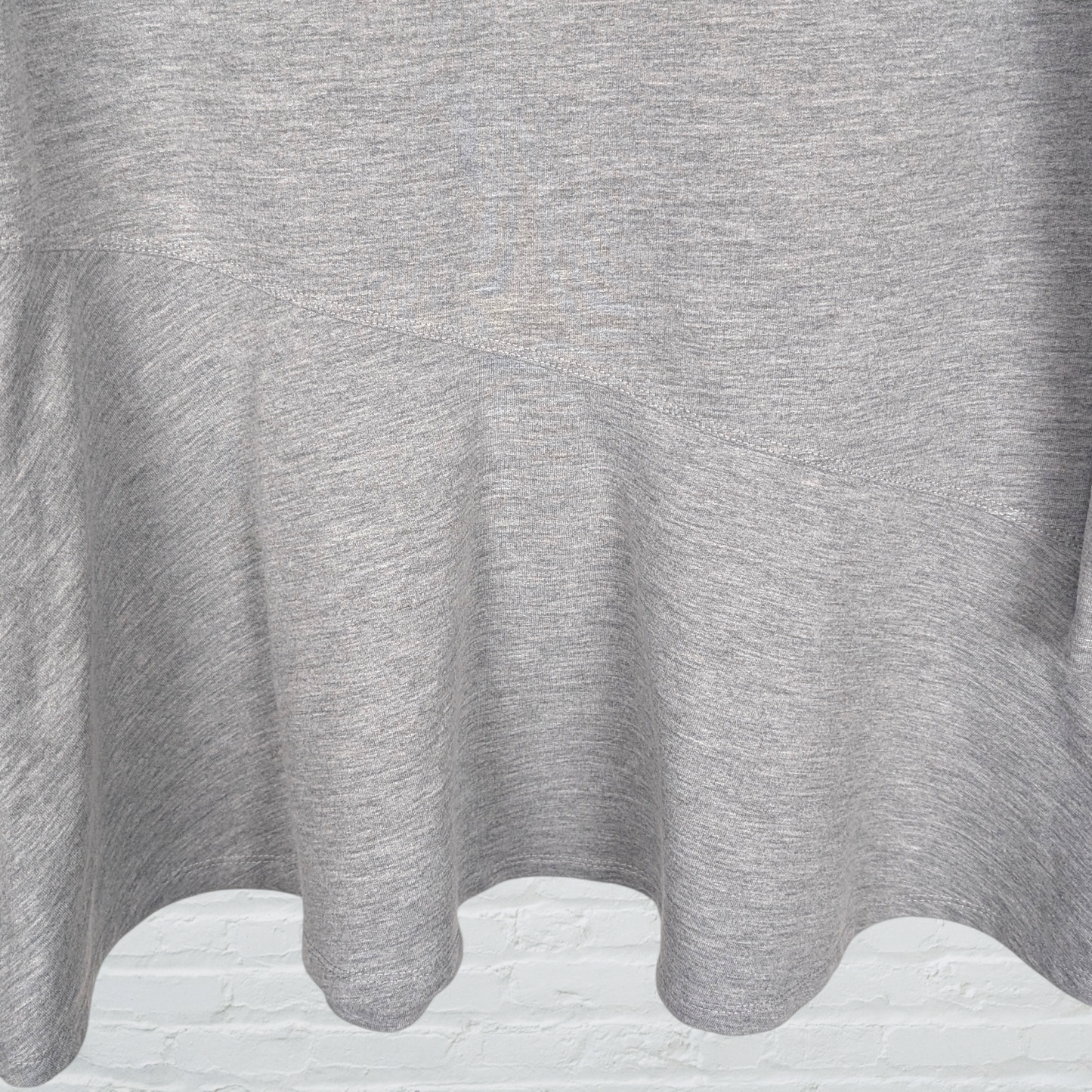 Marl Grey Longline Long Sleeve Tunic