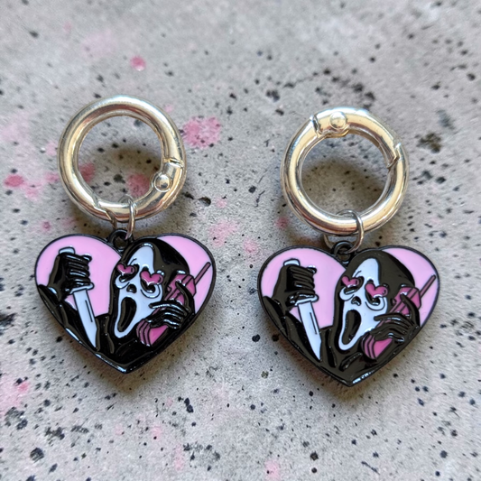 Ghostface Boot Charms