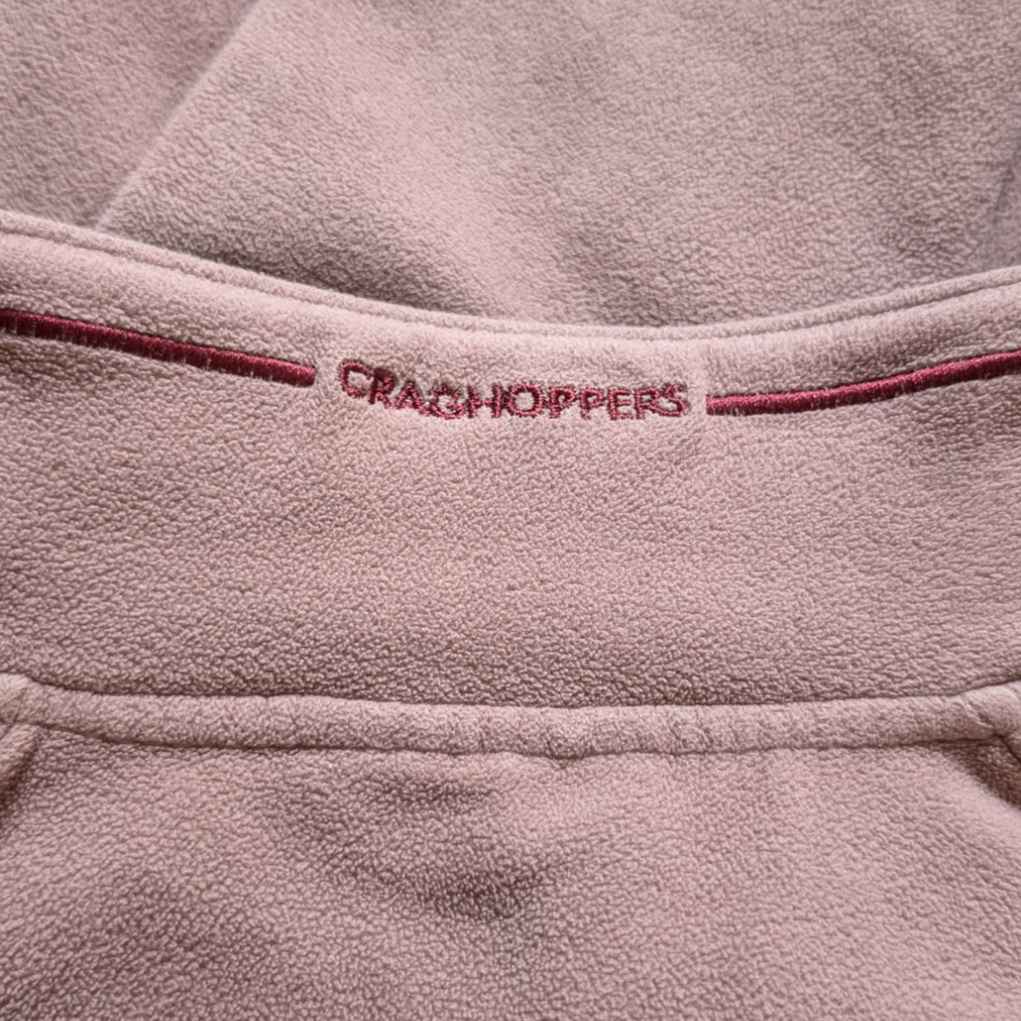 Craghoppers Pink Quarter Zip Fleece