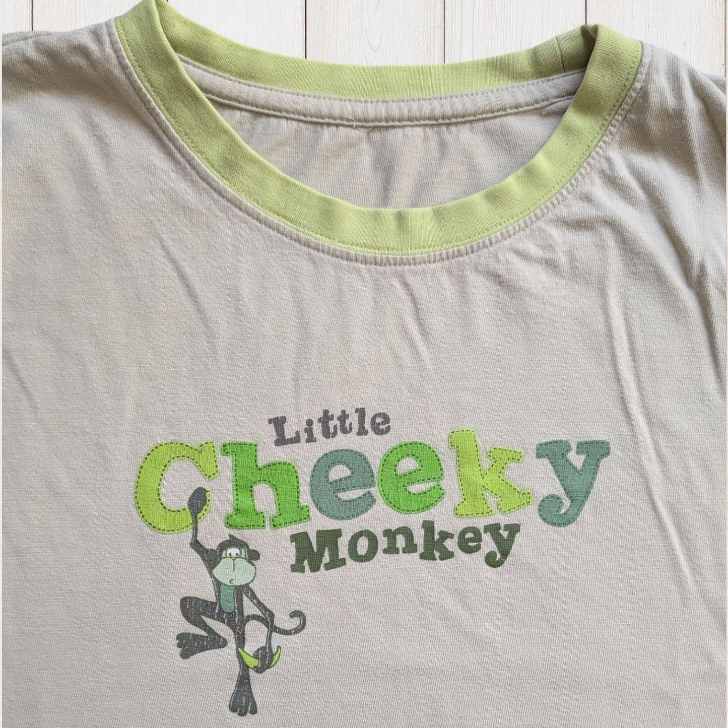 00's Cheeky Monkey Baby Tee