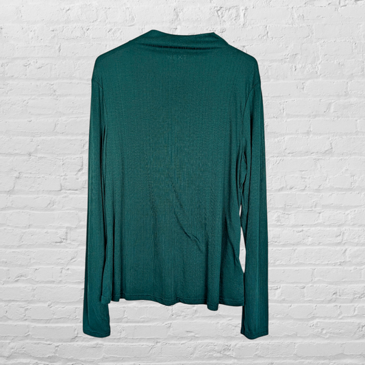 Green Long Sleeve Knit Top